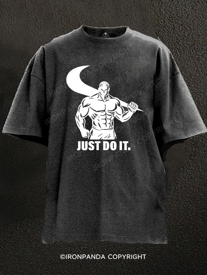 Just Do It Washed Gym Shirt