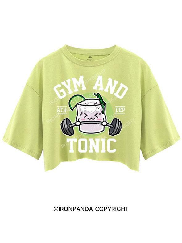 GYM AND TONIC CROP TOPS