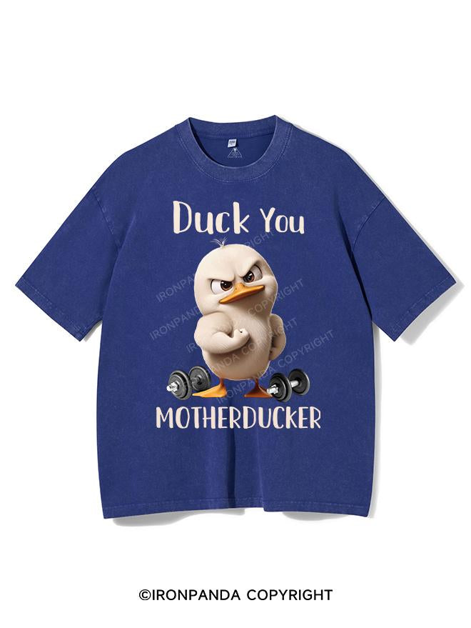 DUCK YOU MOTHERDUCKER VINTAGE GYM SHIRT