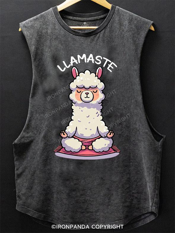 LLAMASTE SCOOP BOTTOM COTTON TANK