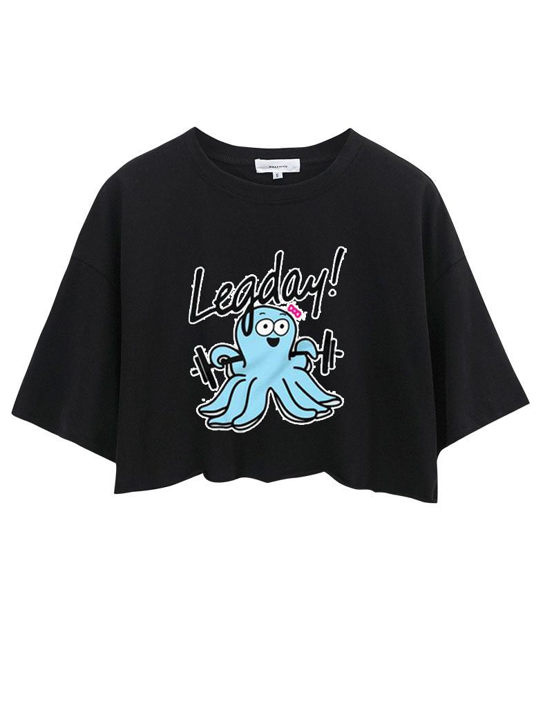 OCTOPUS LEG DAY CROP TOPS