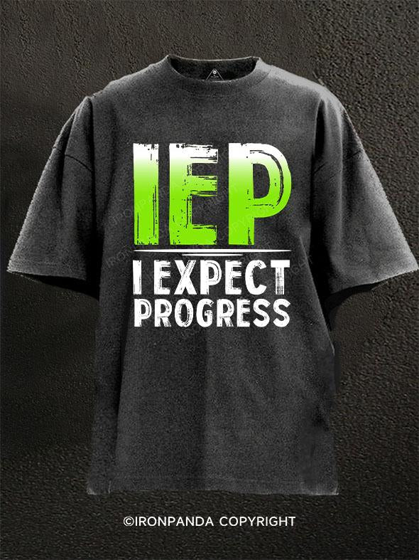 IEP I Expect Progress Washed Gym Shirt