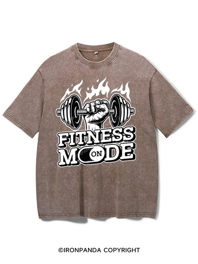 TURN ON FITNESS MODE VINTAGE GYM SHIRT