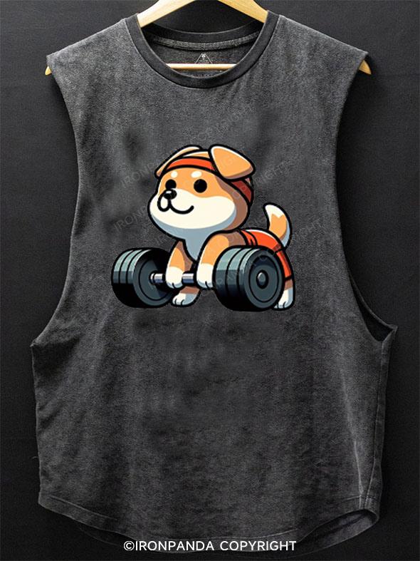 Muscle Pup SCOOP BOTTOM COTTON TANK