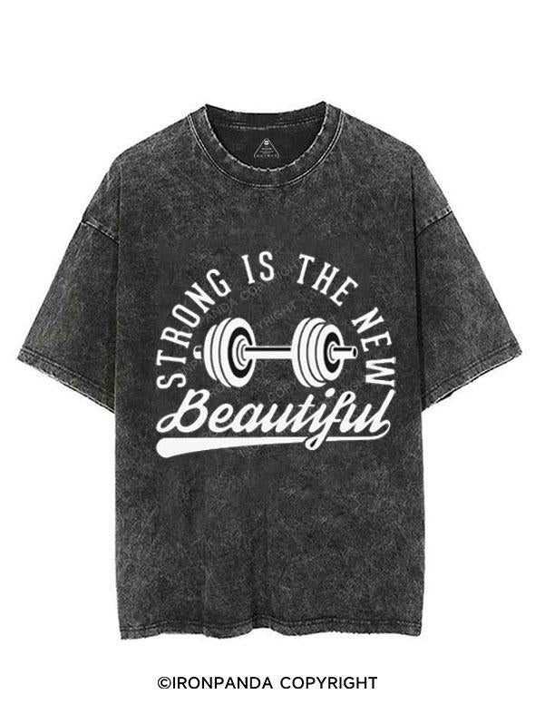 STRONG IS NEW BEAUTIFUL VINTAGE GYM SHIRT