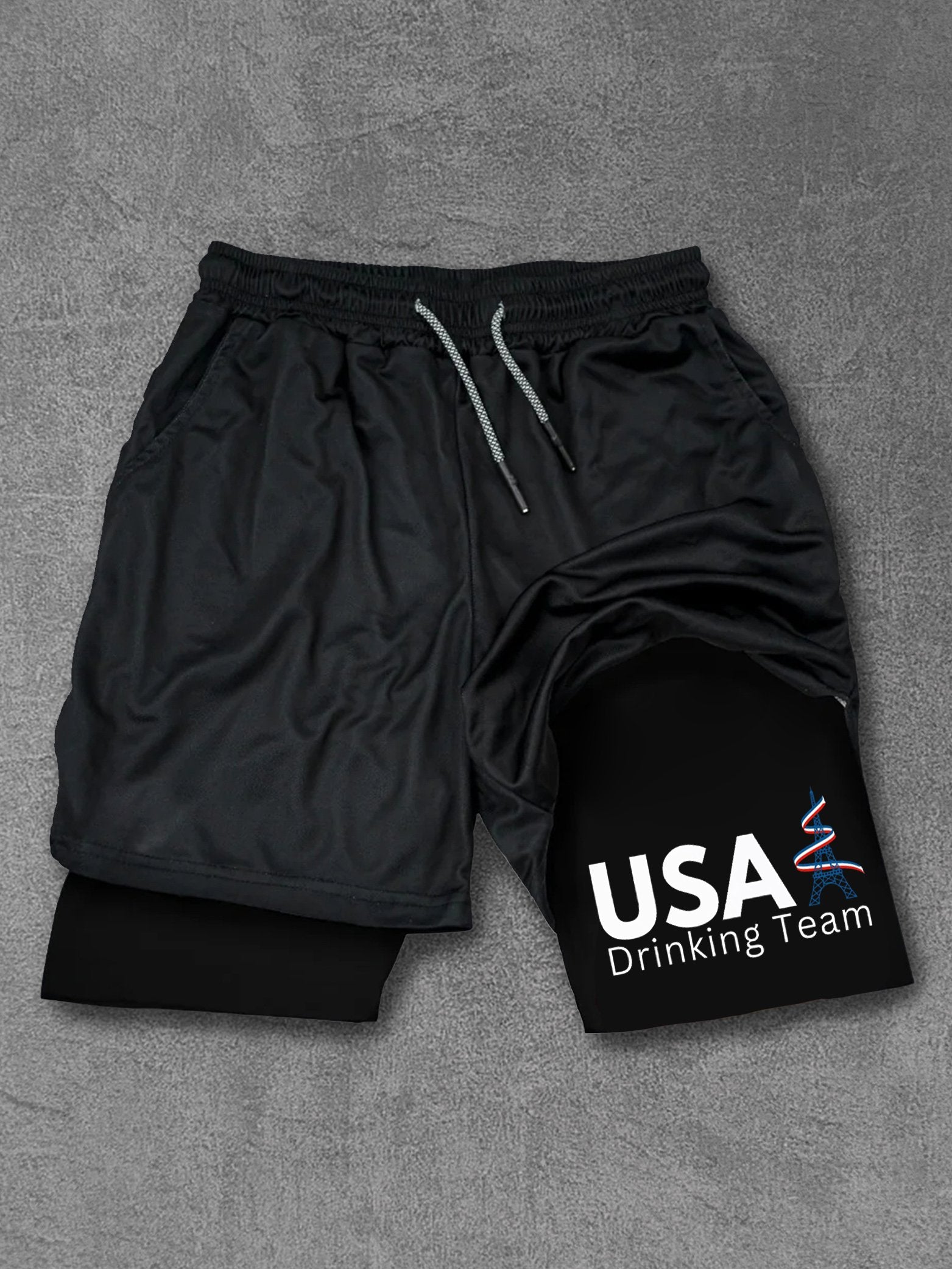 USA Drinking Team Performance Training Shorts