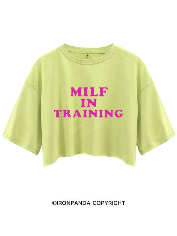 MILF IN TRAINING CROP TOPS