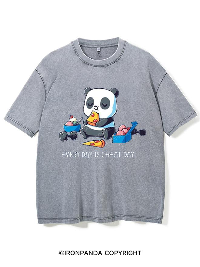 EVERY DAY IS CHEAT DAY VINTAGE GYM SHIRT