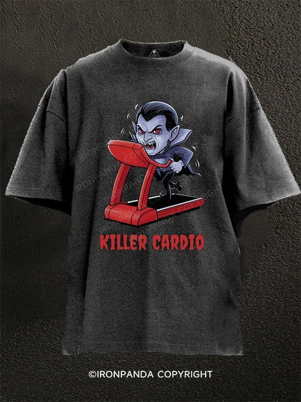 KILLER CARDIO Washed Gym Shirt