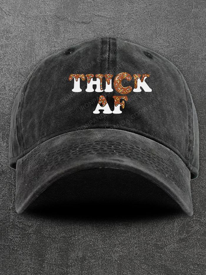 thick af Washed Gym Cap