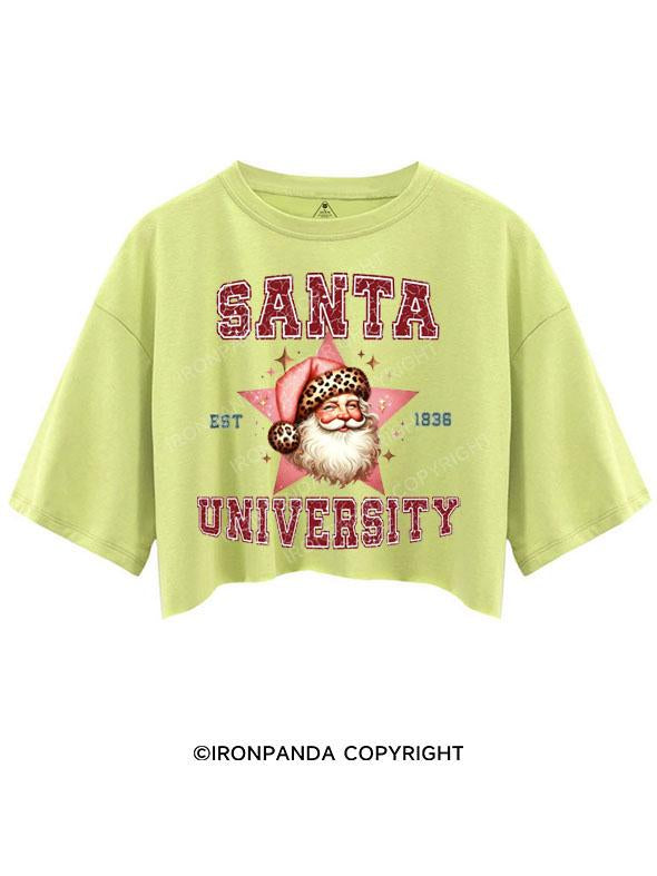 SANTA UNIVERSITY CROP TOPS