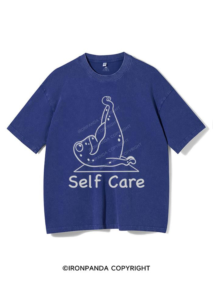 SELF CARE VINTAGE GYM SHIRT