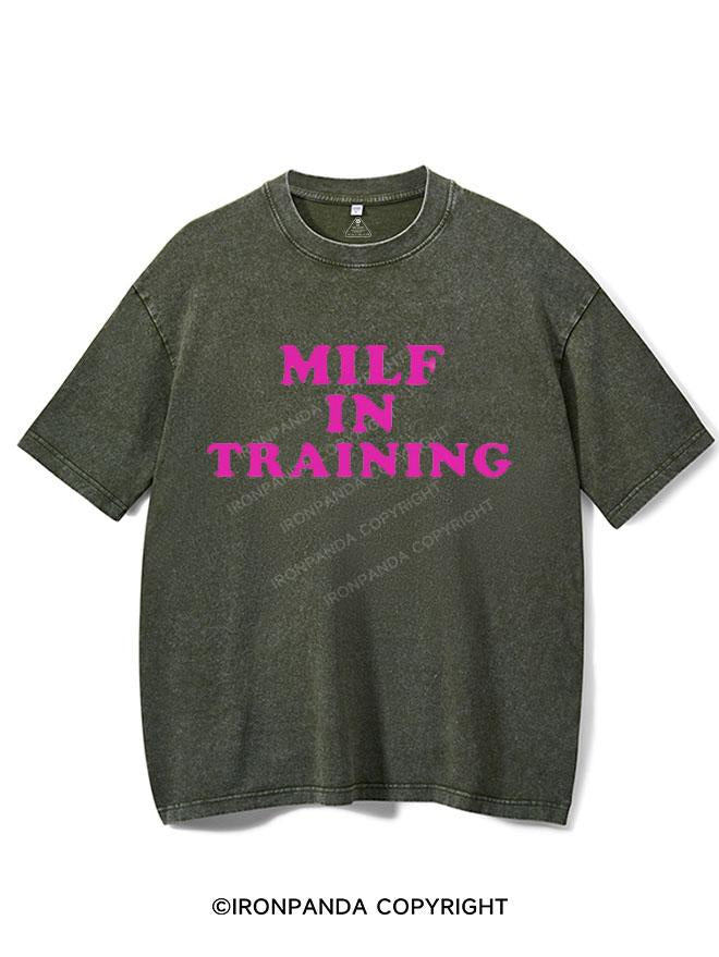 MILF IN TRAINING VINTAGE GYM SHIRT