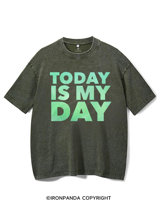 TODAY IS MY DAY VINTAGE GYM SHIRT