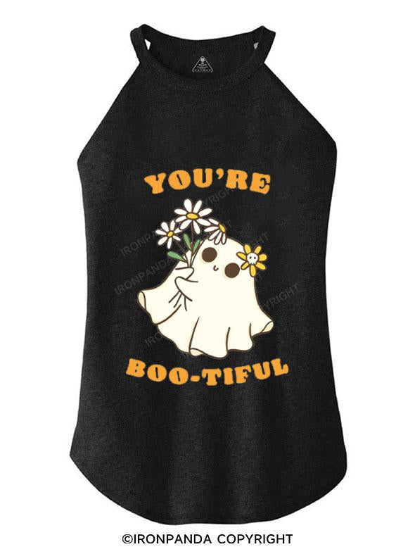 YOU'RE BOO-TIFUL TRI ROCKER COTTON TANK