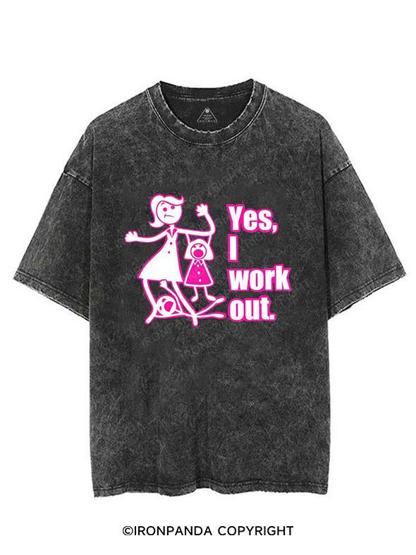 yes,i work out. VINTAGE GYM SHIRT