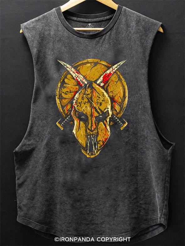 Skull Spartan SCOOP BOTTOM COTTON TANK