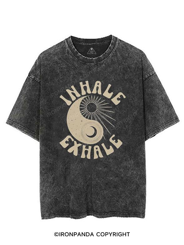 INHALE EXHALE VINTAGE GYM SHIRT