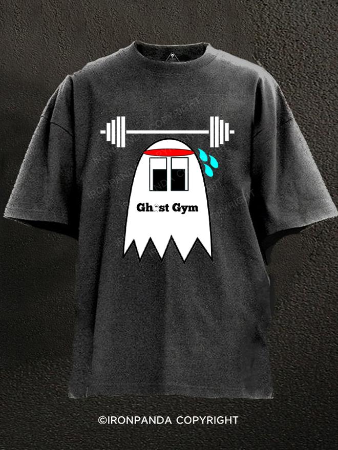 Weightlifting ghost - feel the burn Washed Gym Shirt