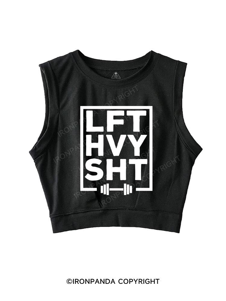 LFT HVY SHT SLEEVELESS CROP TOPS