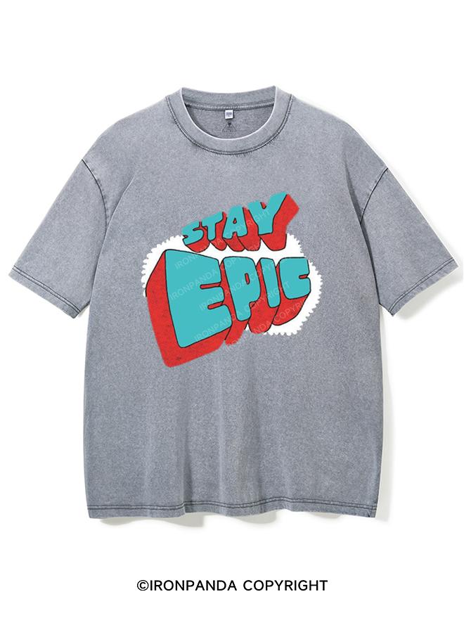 STAY EPIC VINTAGE GYM SHIRT