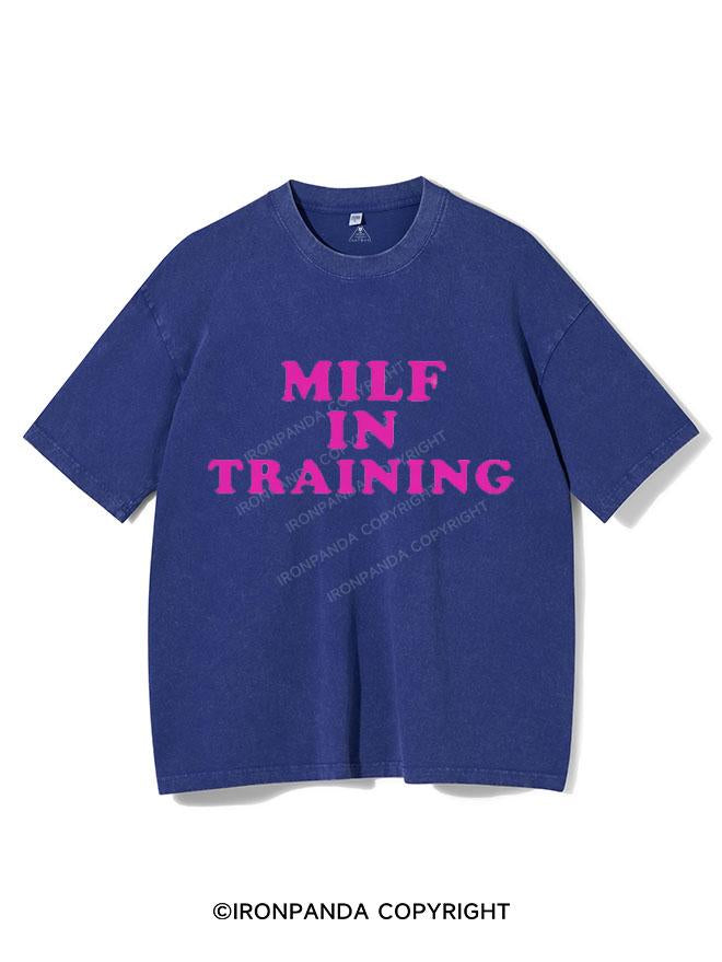 MILF IN TRAINING VINTAGE GYM SHIRT