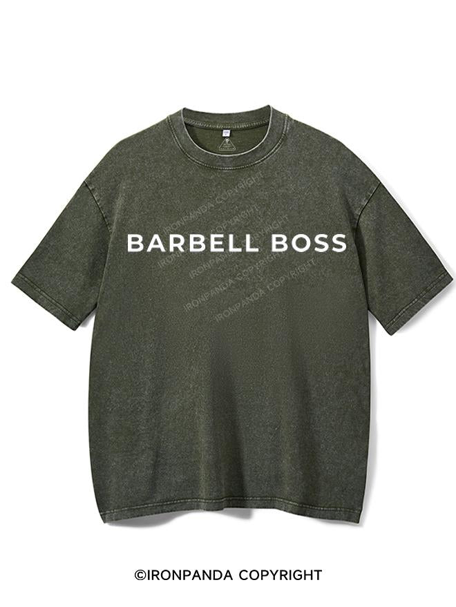 BARBELL BOSS VINTAGE GYM SHIRT