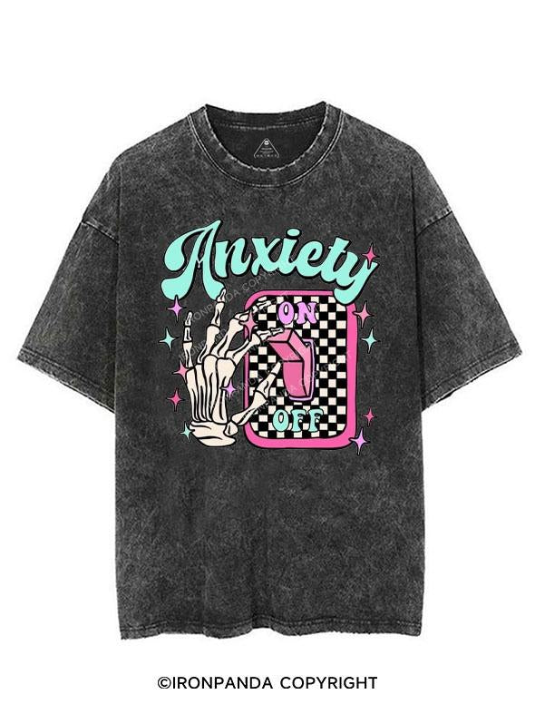 TURN OFF THE ANXIETY VINTAGE GYM SHIRT