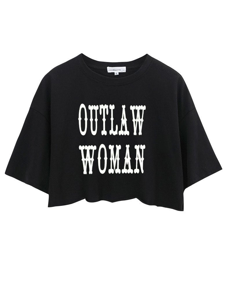 Outlaw Woman CROP TOPS