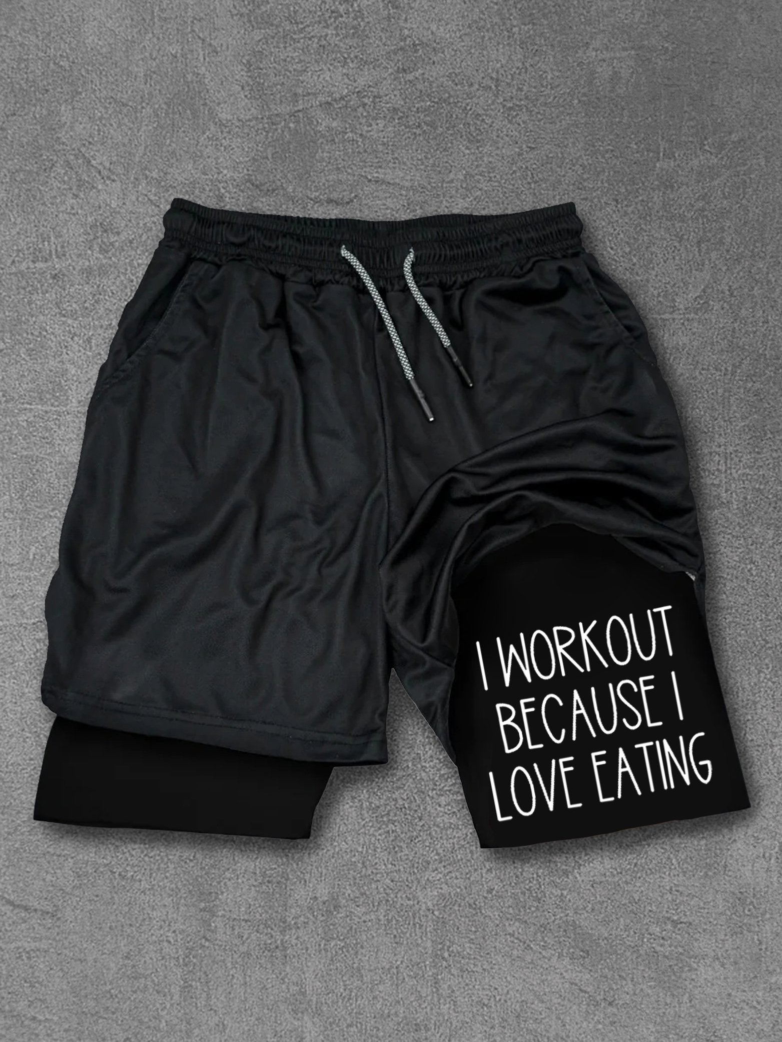 I Workout Because I Love Eating Performance Training Shorts