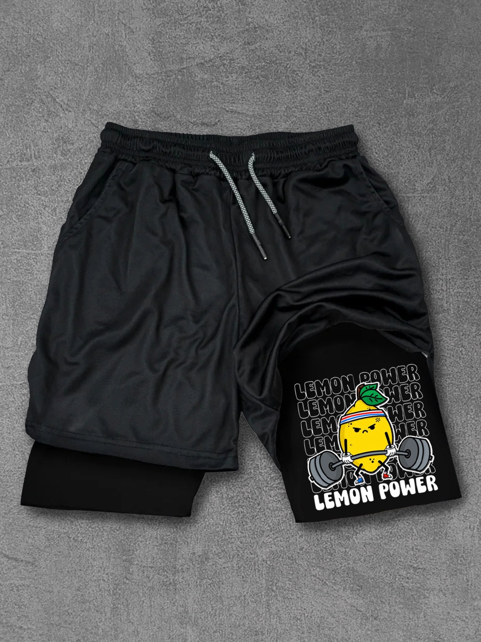 lemon power Performance Training Shorts