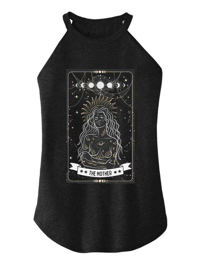 THE MOTHER TAROT CARD TRI ROCKER COTTON TANK