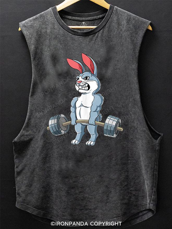 Gym Bunny Deadlift SCOOP BOTTOM COTTON TANK