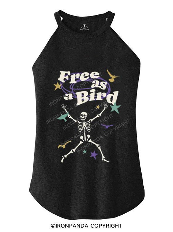 FREE AS A BIRD TRI ROCKER COTTON TANK