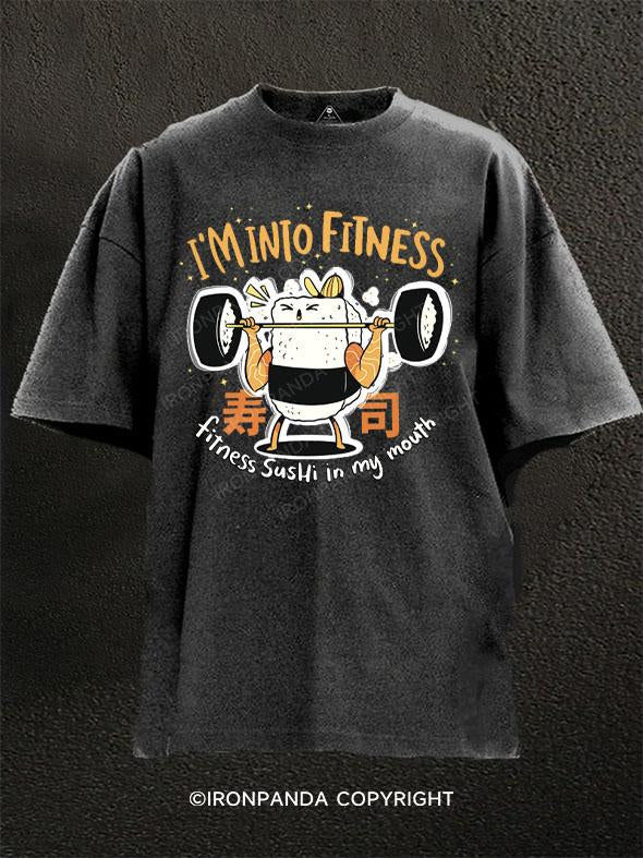 Im Into Fitness sushi Washed Gym Shirt