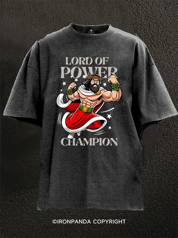 Lord of Power,Champion Washed Gym Shirt