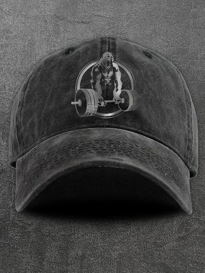 Gorilla Gym Washed Gym Cap