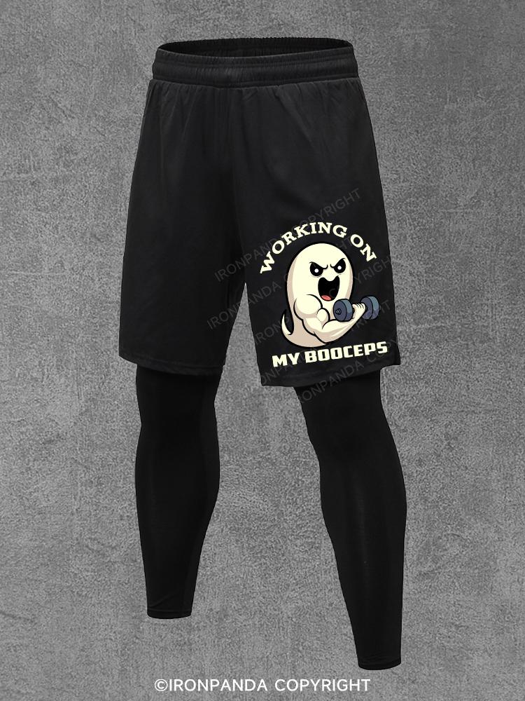 WORKING ON MY BOOCEPS Performance Training Pants