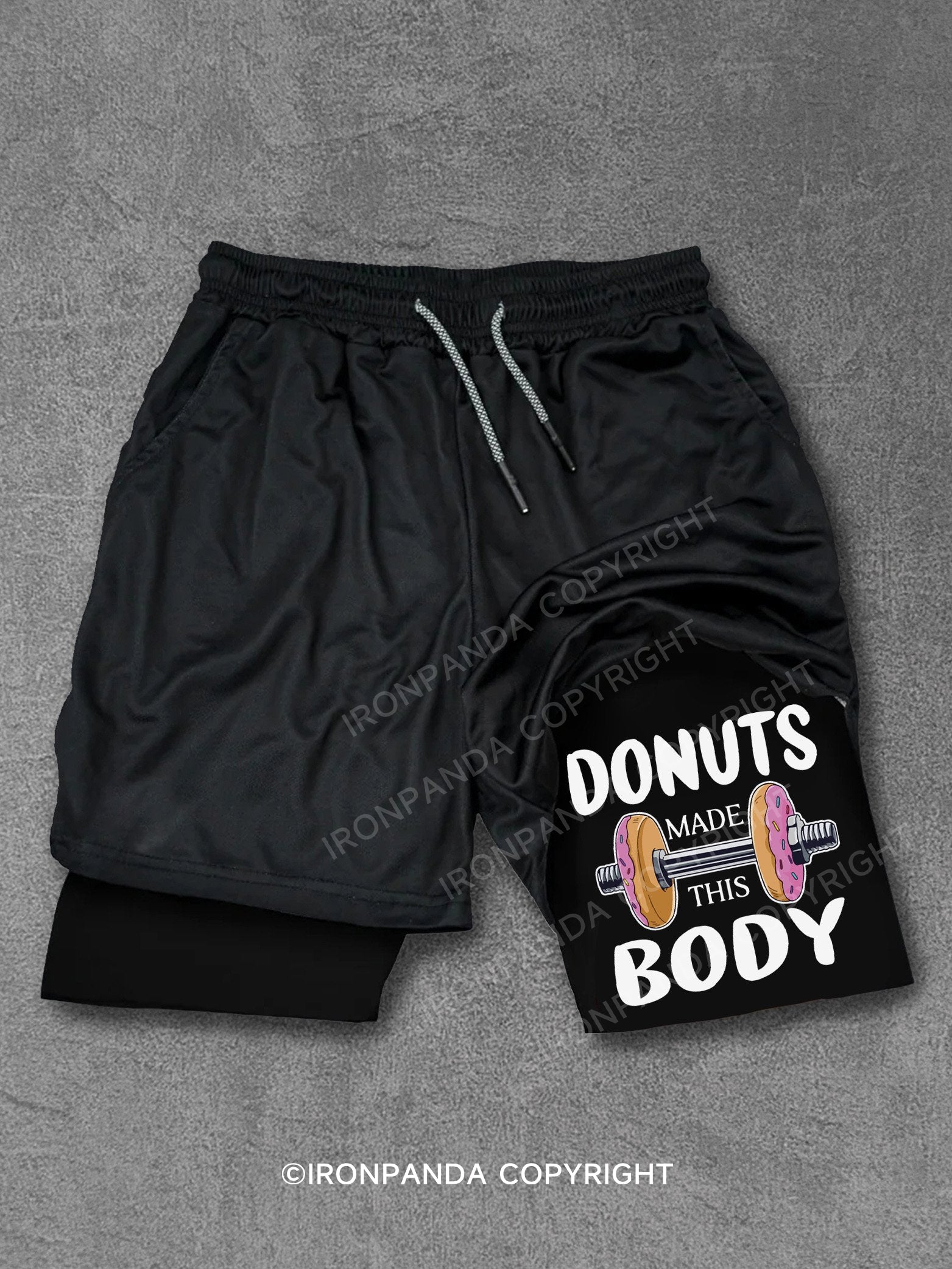 donuts made this body Performance Training Shorts