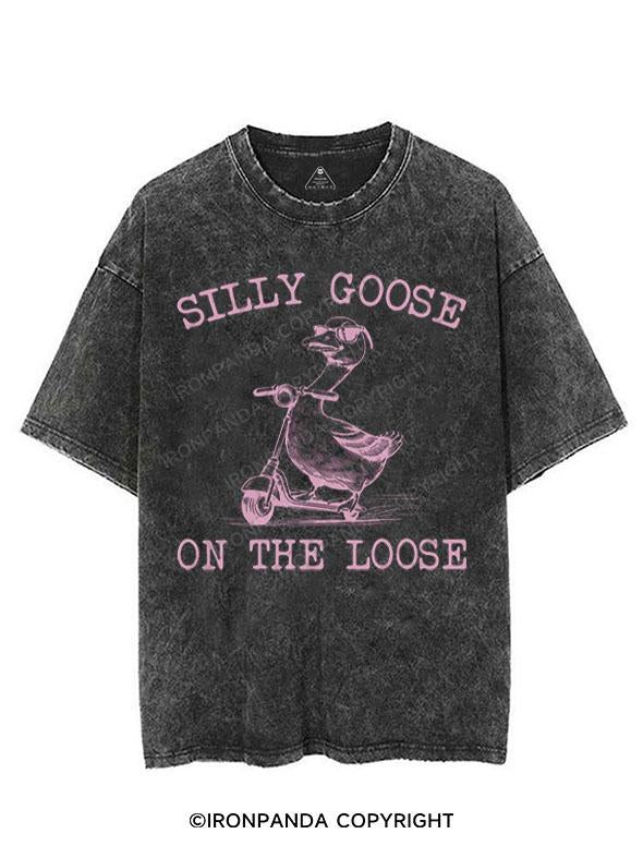 SILLY GOOSE ON THE LOOSE VINTAGE GYM SHIRT