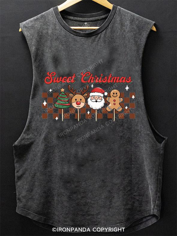 SWEET CHRISTMAS SCOOP BOTTOM COTTON TANK