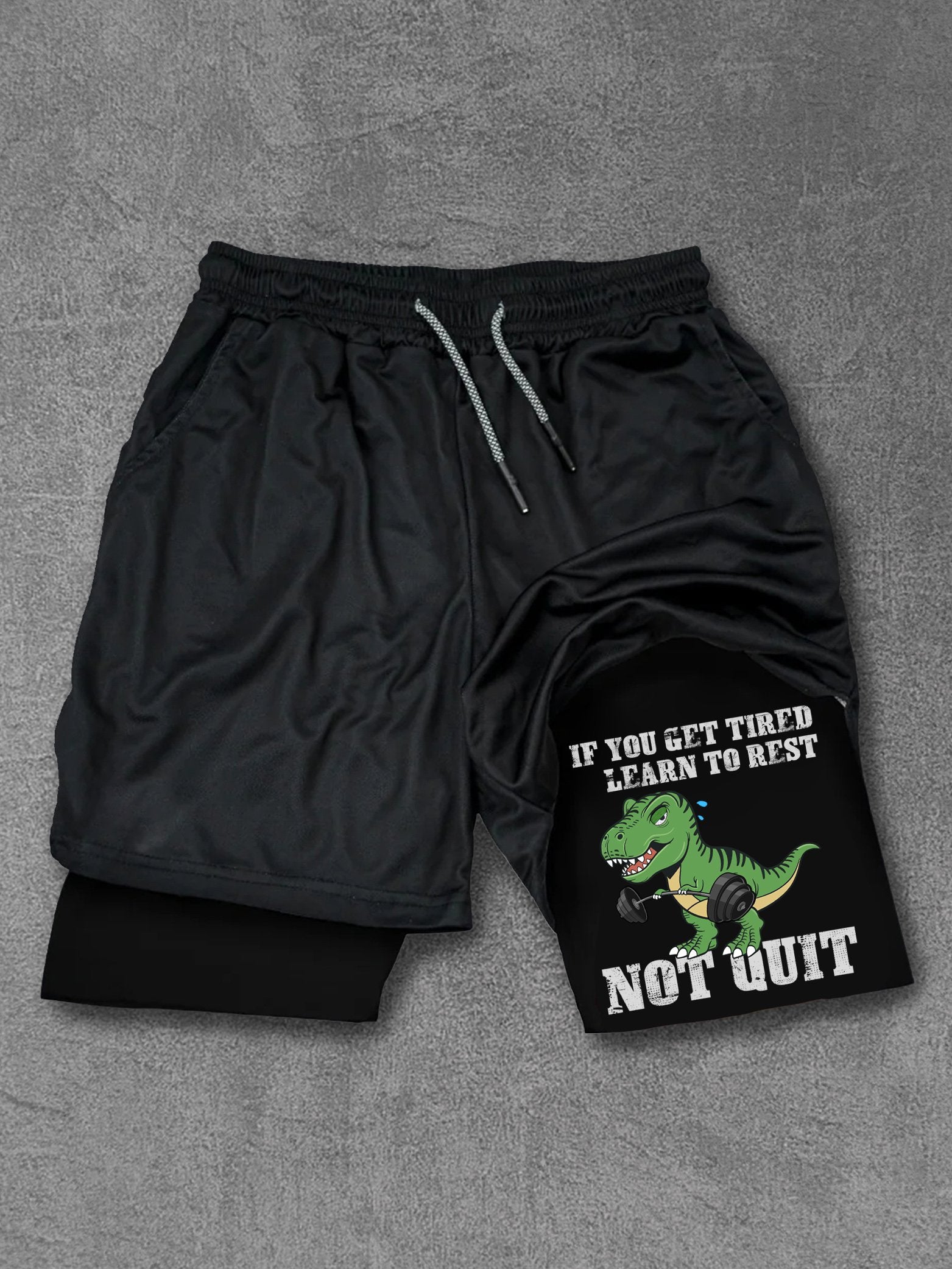 Learn To Rest Not Quit Performance Training Shorts