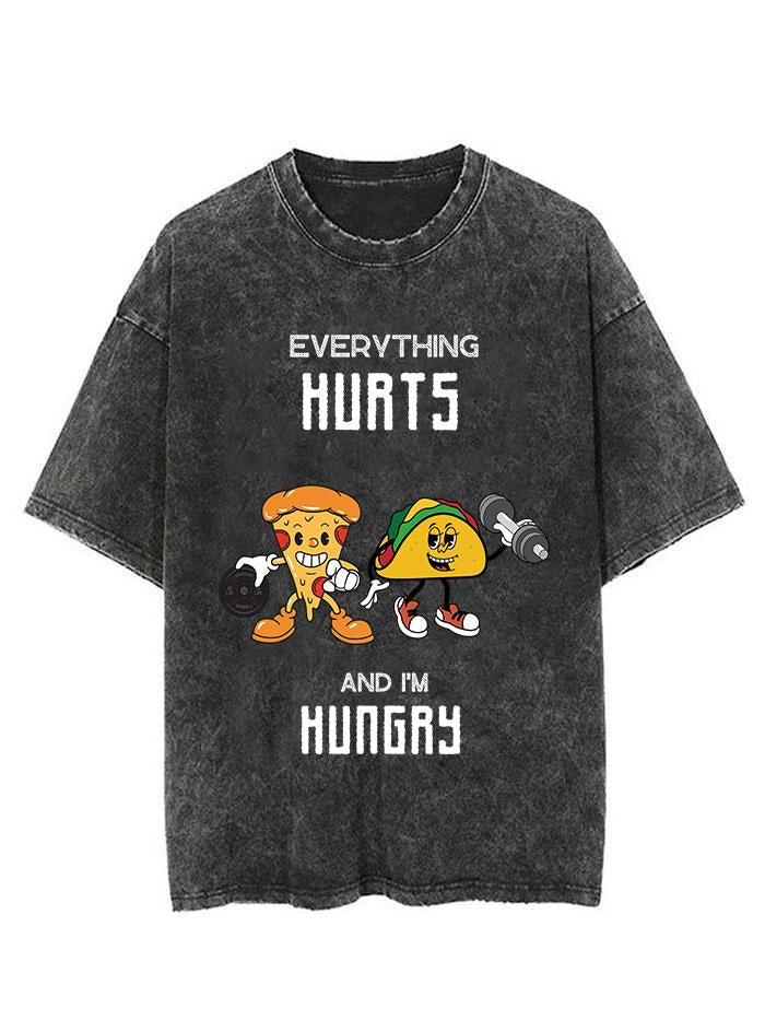 Food collection everything hurts and I'm hungry Vintage Gym Shirt