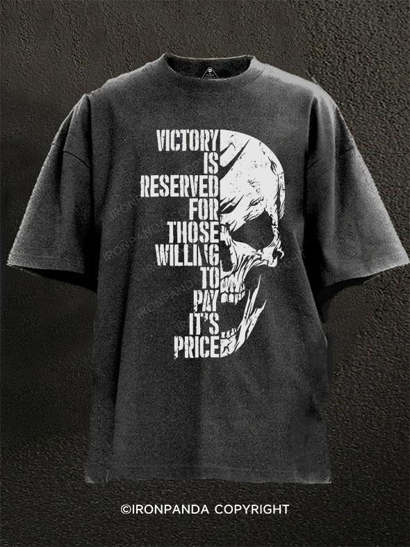 Victory is Reserved Washed Gym Shirt