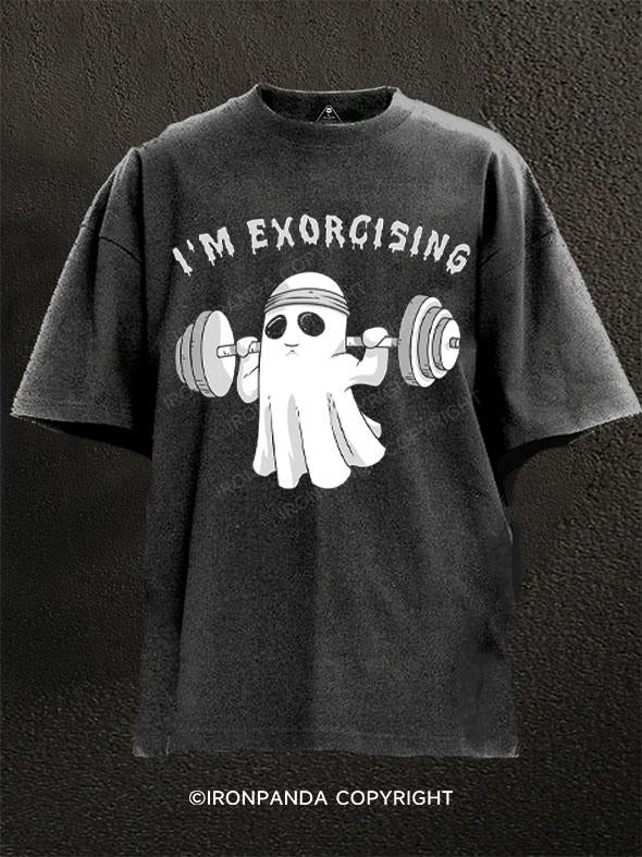 I'M EXORCISING Washed Gym Shirt