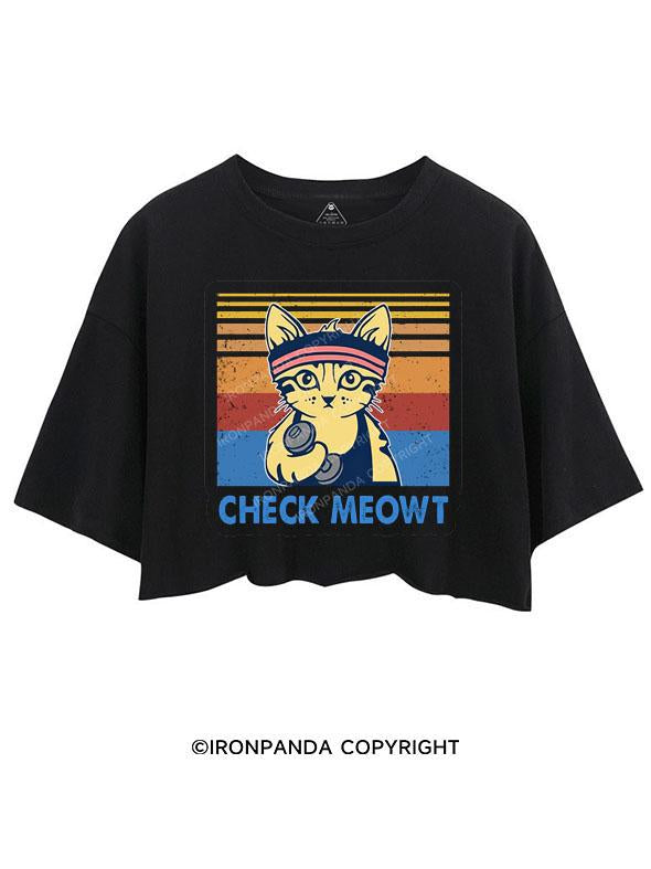 CHECK MEOWT CROP TOPS