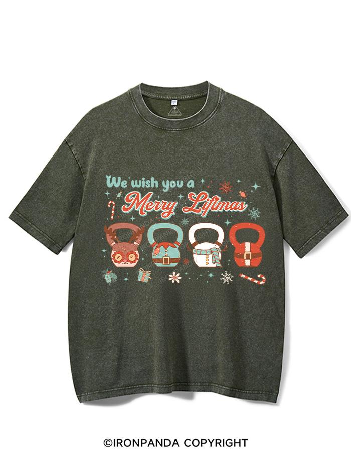 WE WISH YOU A MERRY LIFTMAS VINTAGE GYM SHIRT