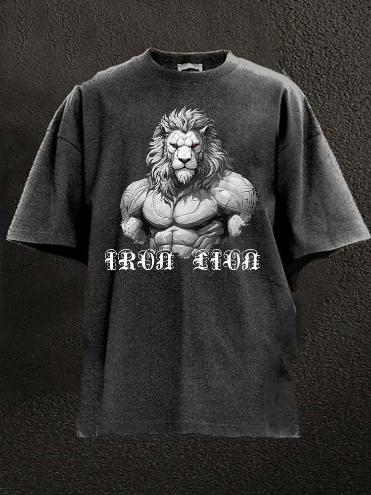 Iron Lion WASHED GYM SHIRT