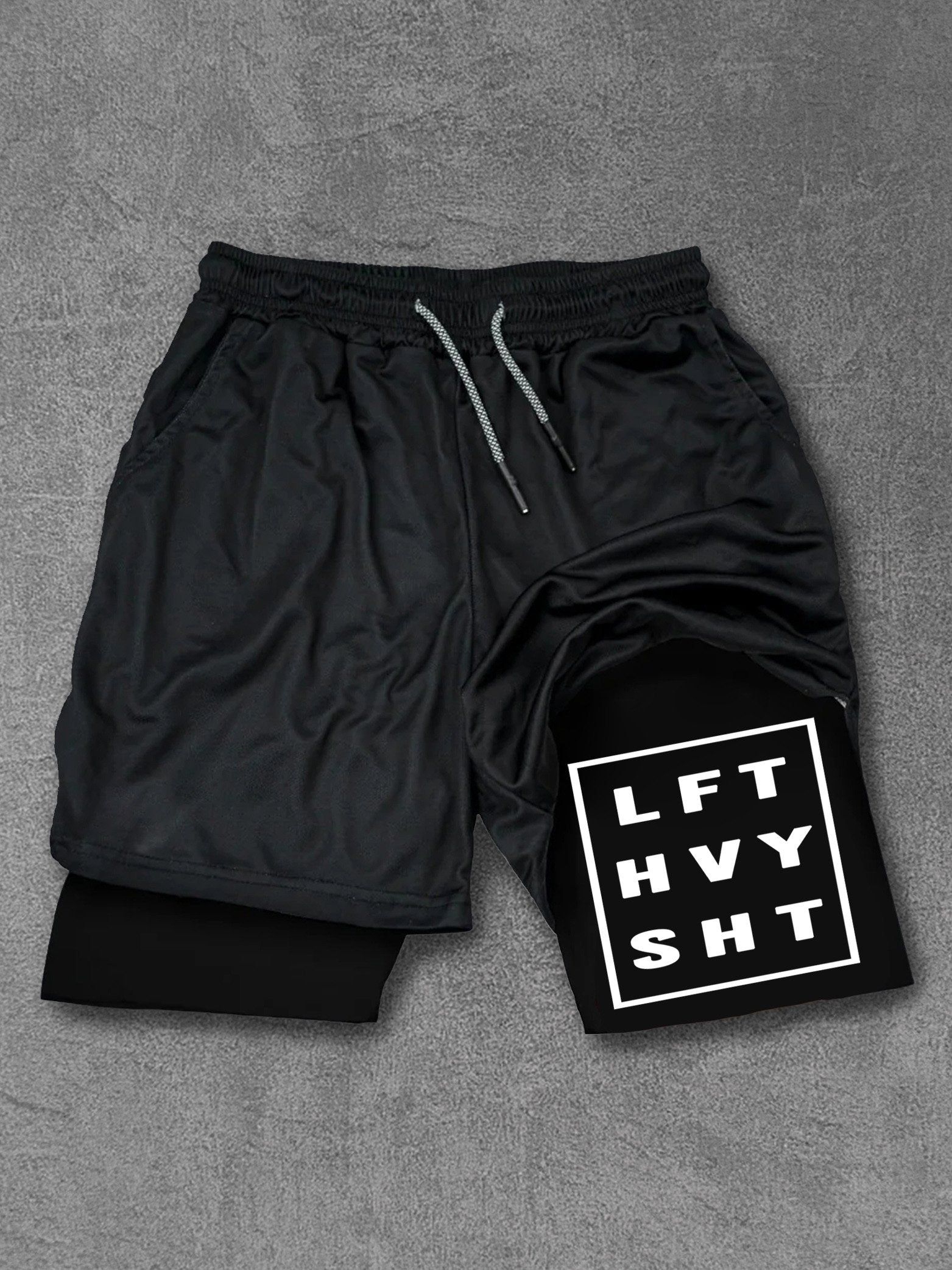 lft hvy sht Performance Training Shorts