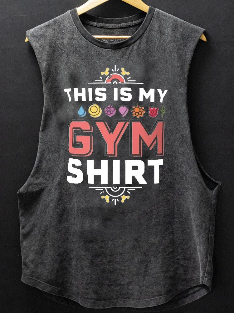 This is My Gym Shirt Scoop Bottom Cotton Tank